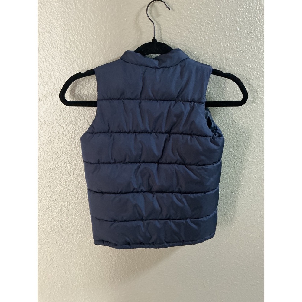 Gap Kids ColdControl Puffer Vest Navy Blue Water Resistant Size XS 4-5 Years